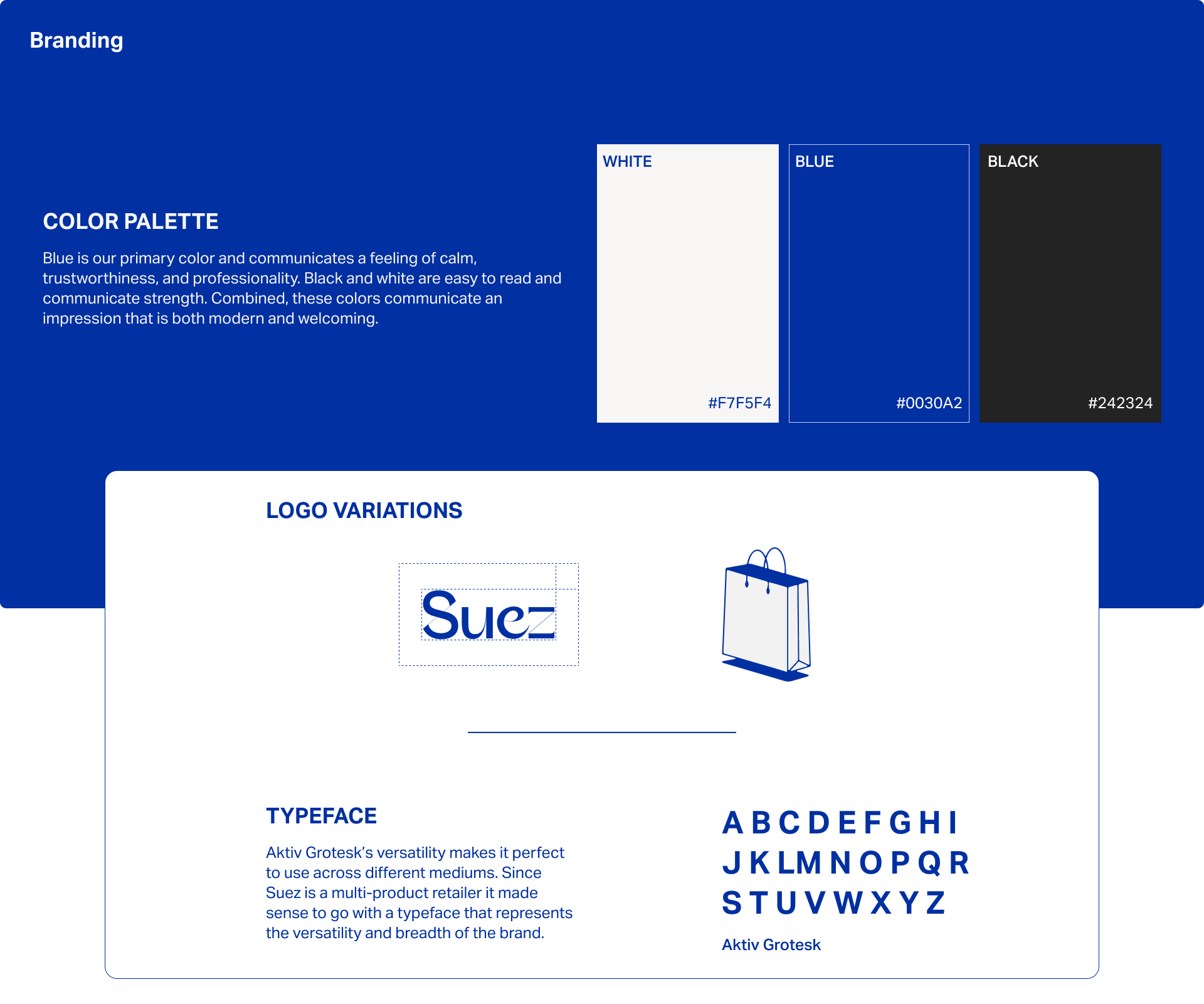 suez branding